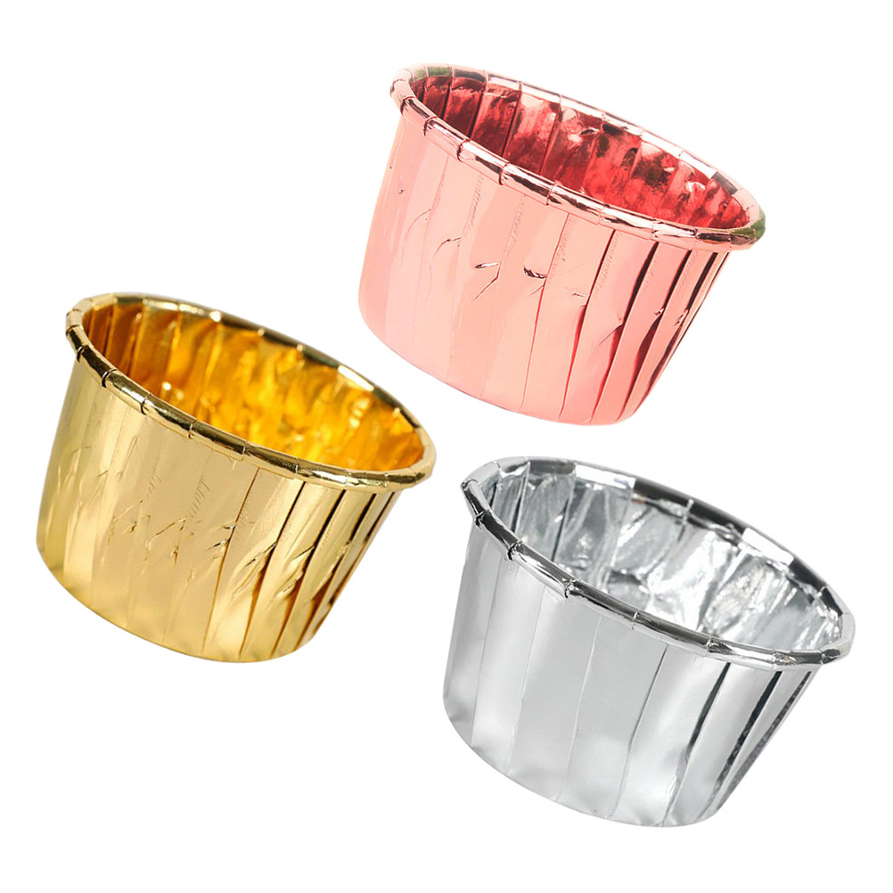 Wedding Cake Supply - 150Pcs Cake Paper Cups Rose Pink