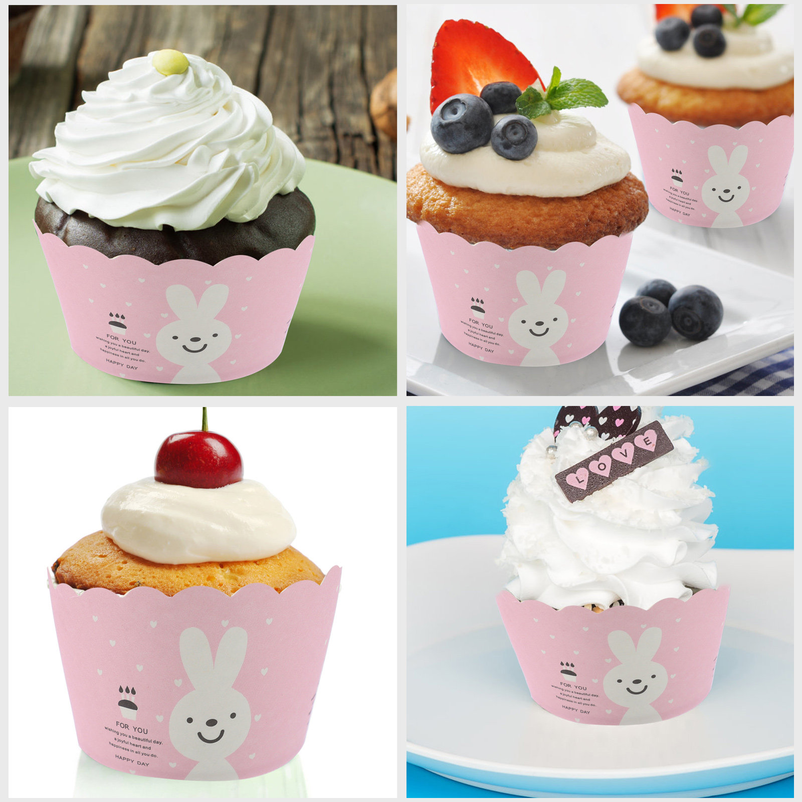 100Pcs Cake Paper Cups High Qu - Wedding Cake Supply のレビューと価格