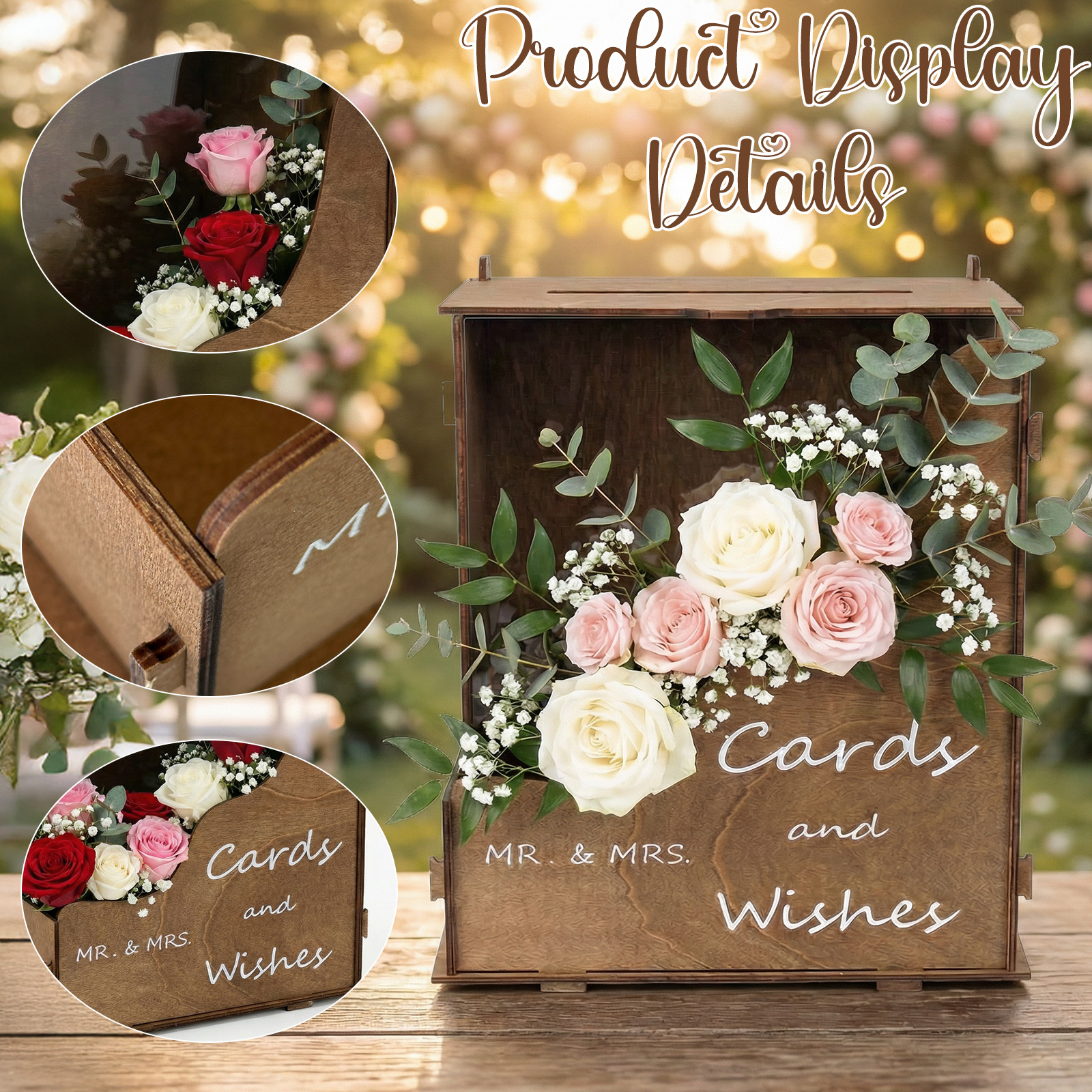 OurWarm Wedding Card Box with  - Wedding Card Box のレビューと価格