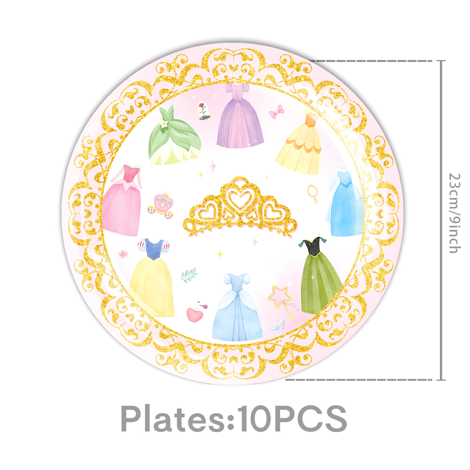 Princess Dress Girls Birthday  - Confetti Balloon Set のレビューと価格