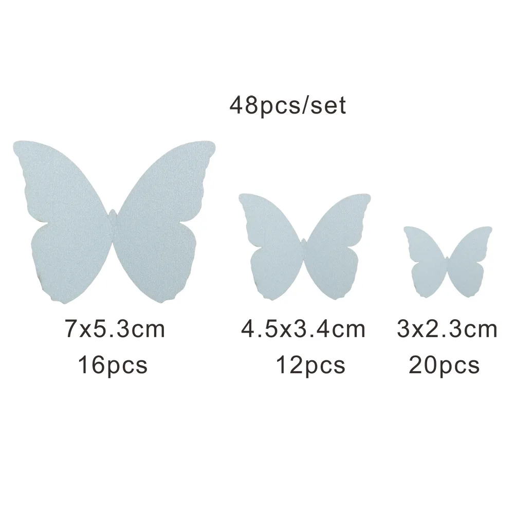 48Pcs/set Pearlescent Butterfl - Confetti Balloon Set のレビューと価格