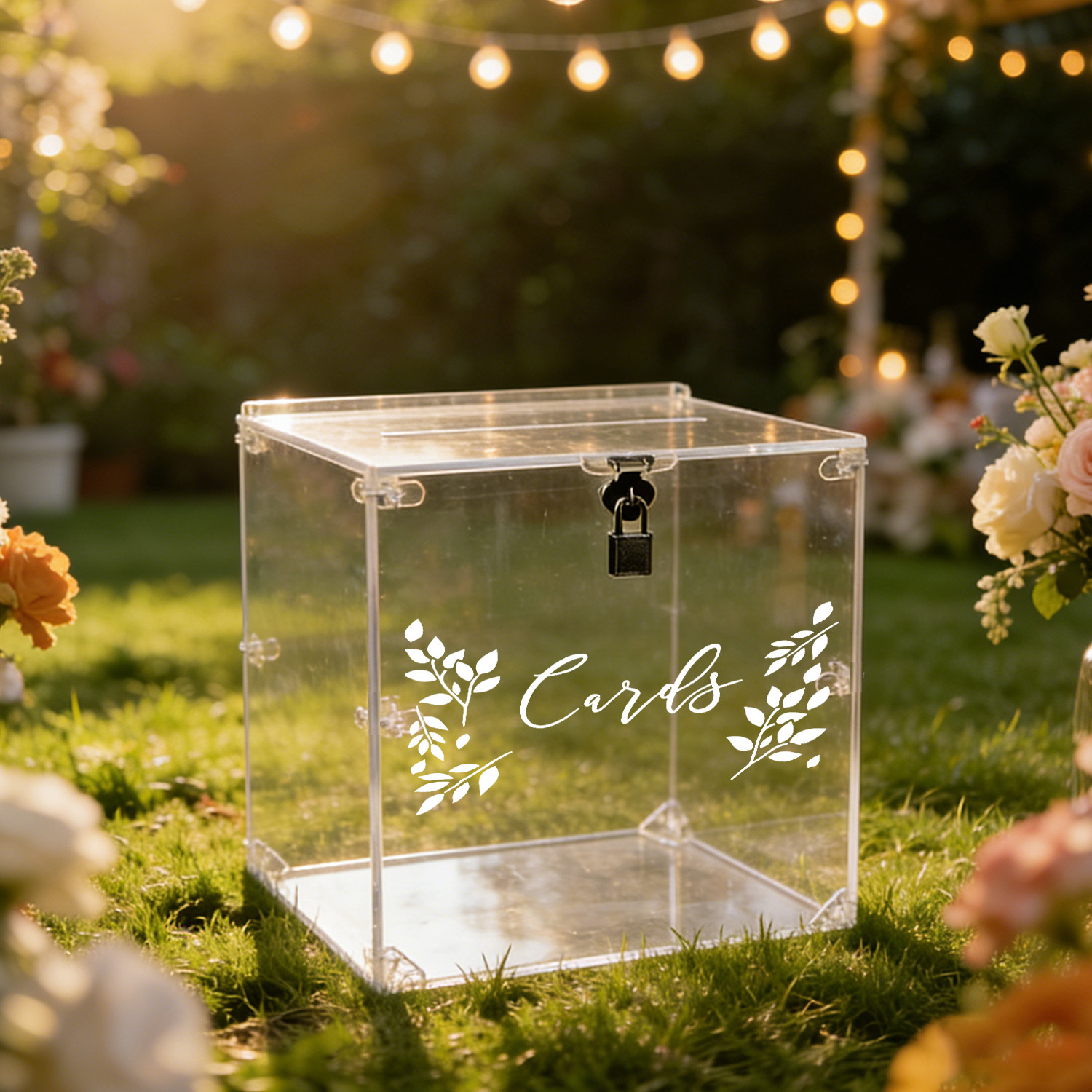 Acrylic Wedding Card Boxes wit - Wedding Card Box のレビューと価格