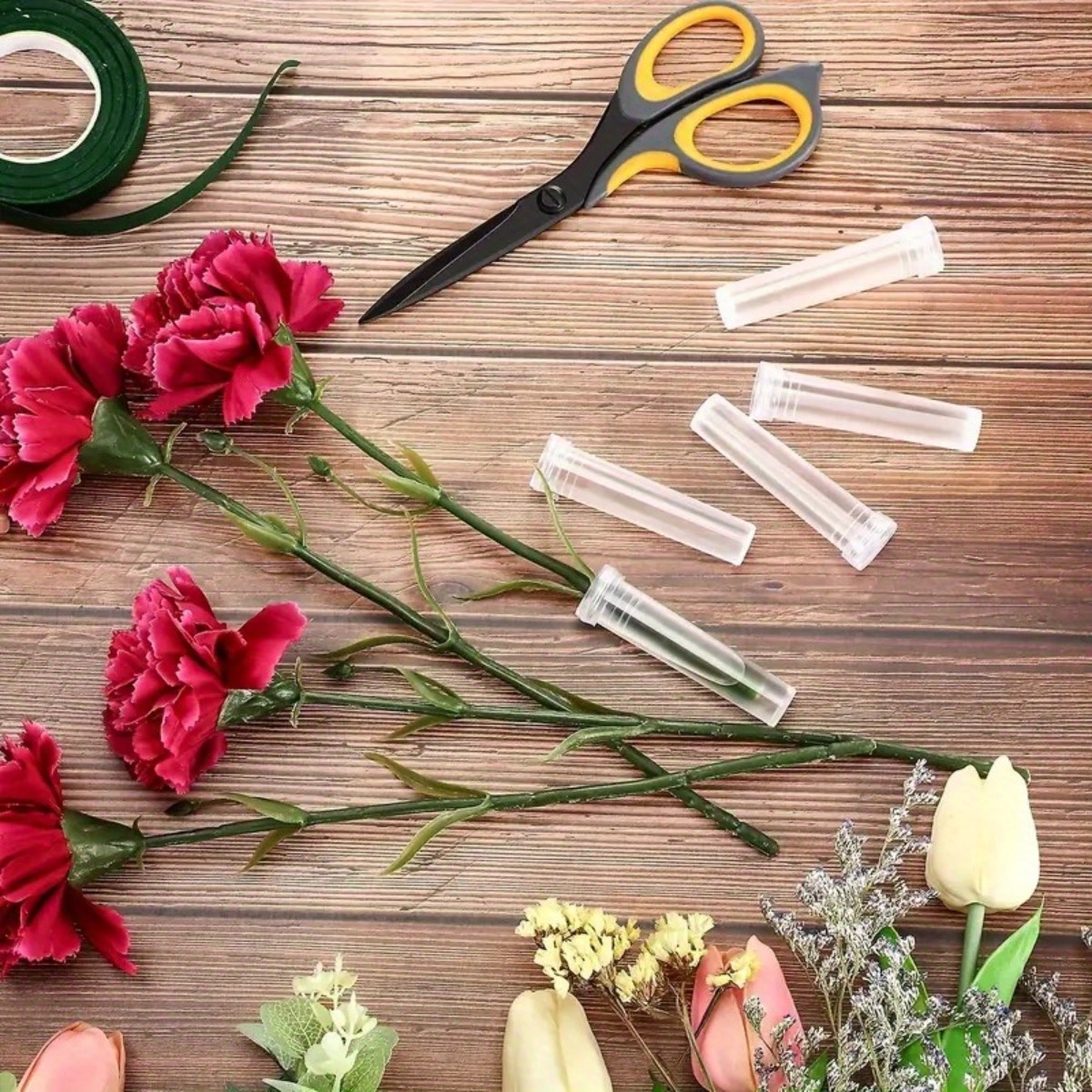 10Pc Transparent Plastic Flora - Wedding Water Supply のレビューと価格