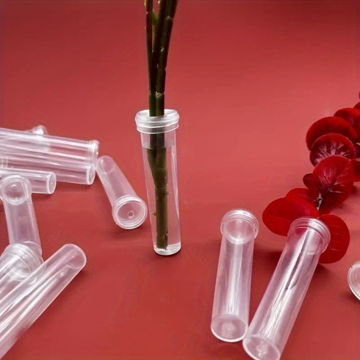 10Pc Transparent Plastic Flora - Wedding Water Supply のレビューと価格