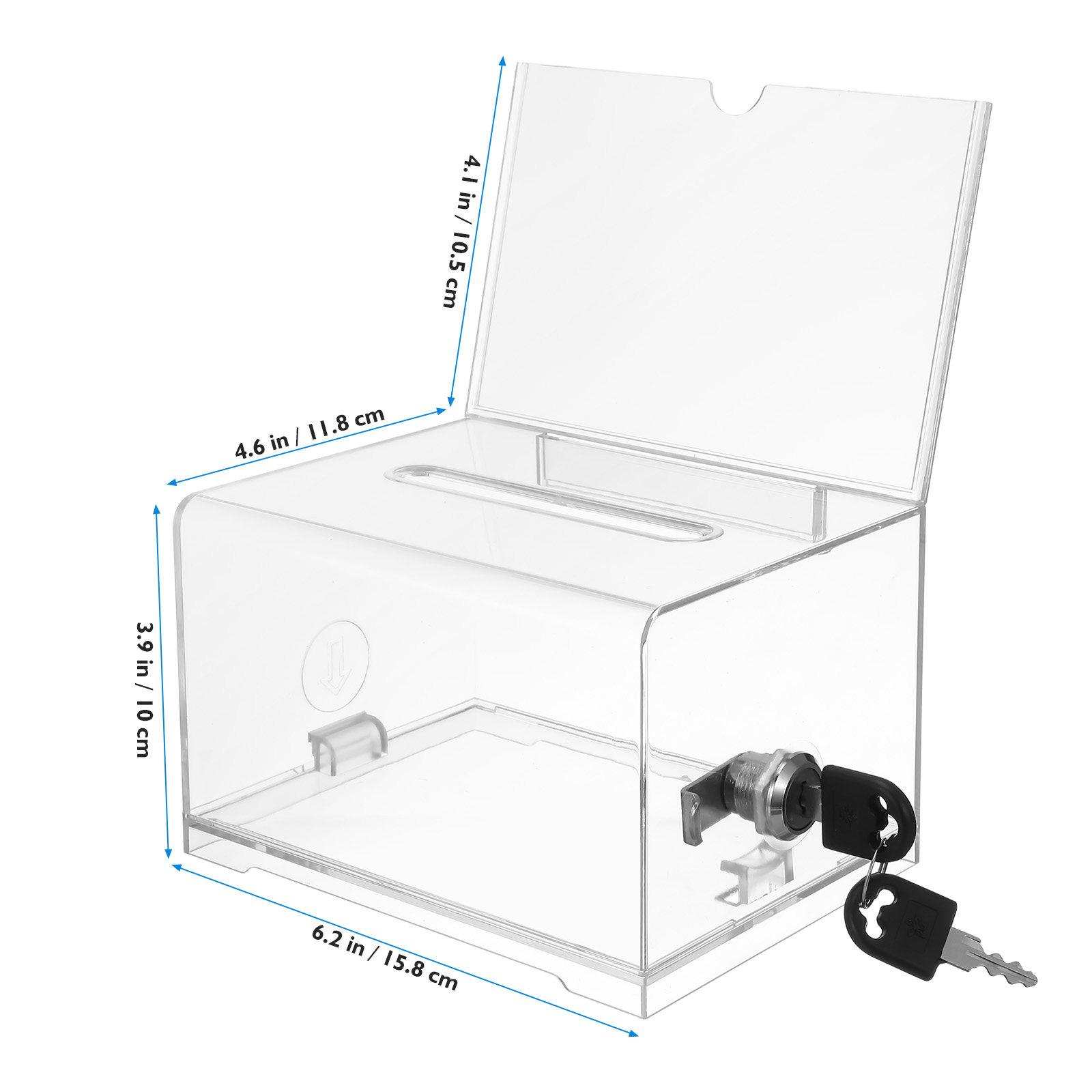 Professional Clear Acrylic Sug - Wedding Card Box のレビューと価格