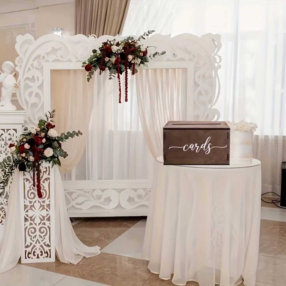 New Wooden Wedding Card Box De - Wedding Card Box のレビューと価格