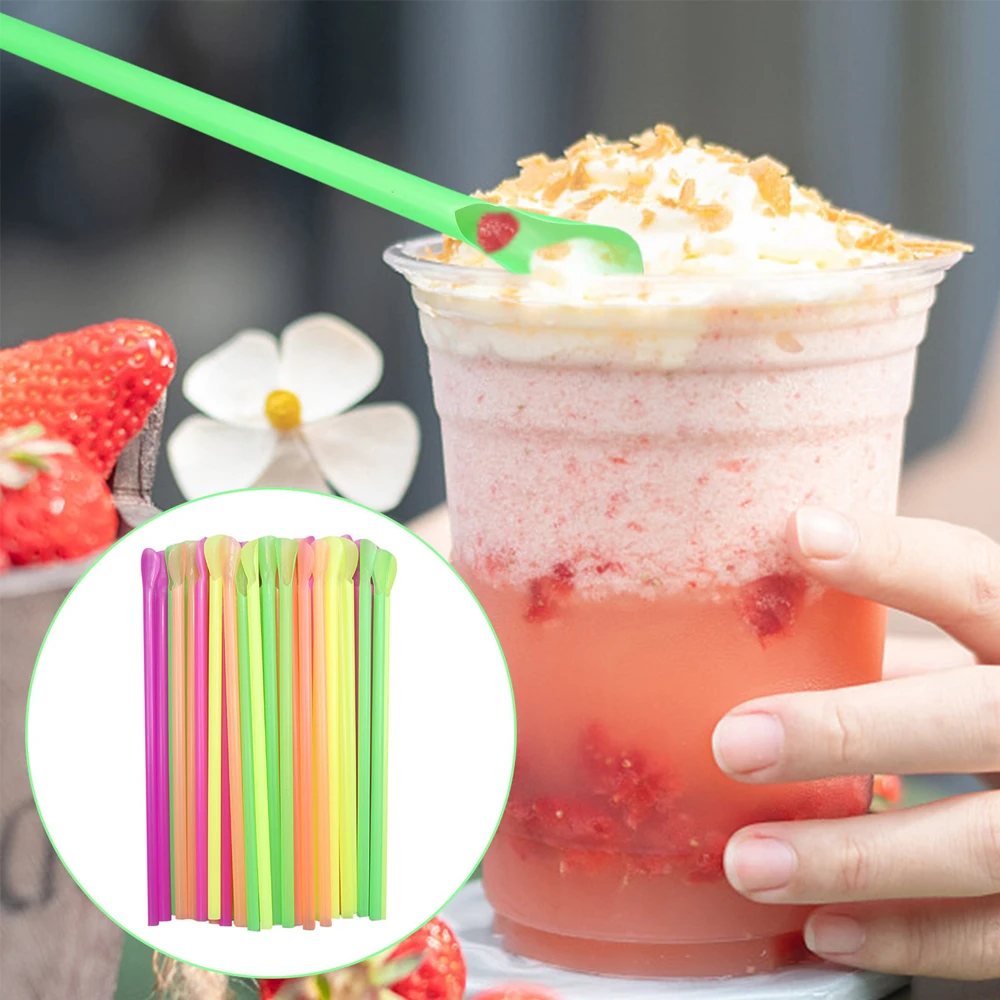 50-2000Pcs Spoon Straws Milksh - Wedding Supply Wholesale のレビューと価格