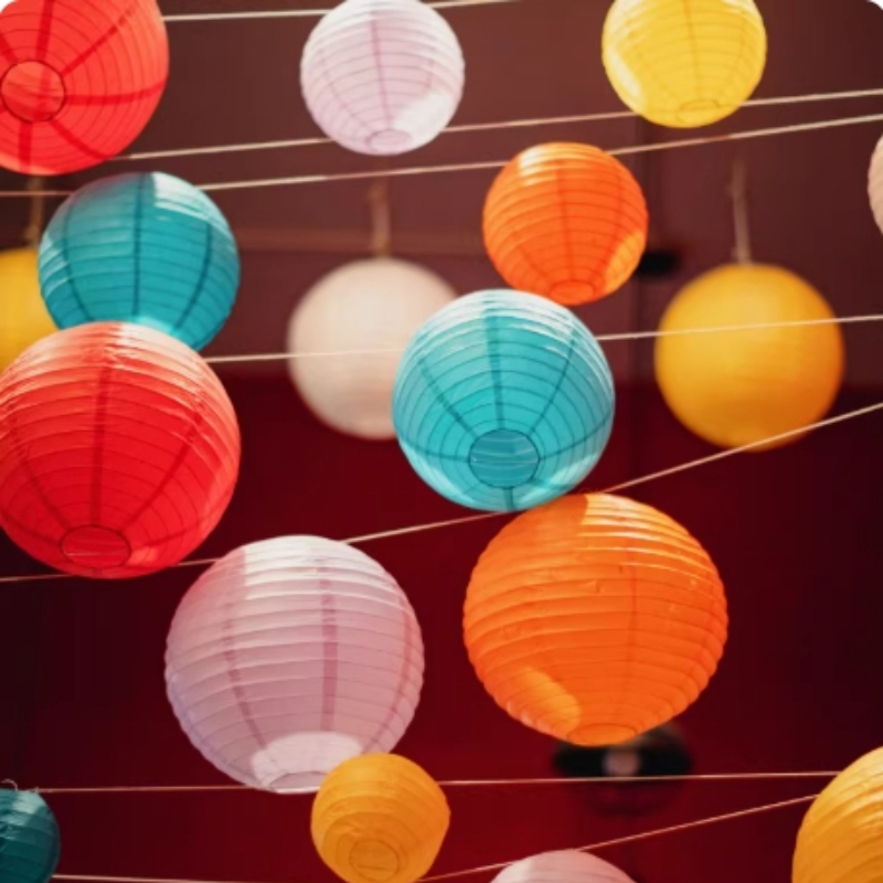 Multicolor Chinese Paper Lante - Supply Wedding Venue のレビューと価格