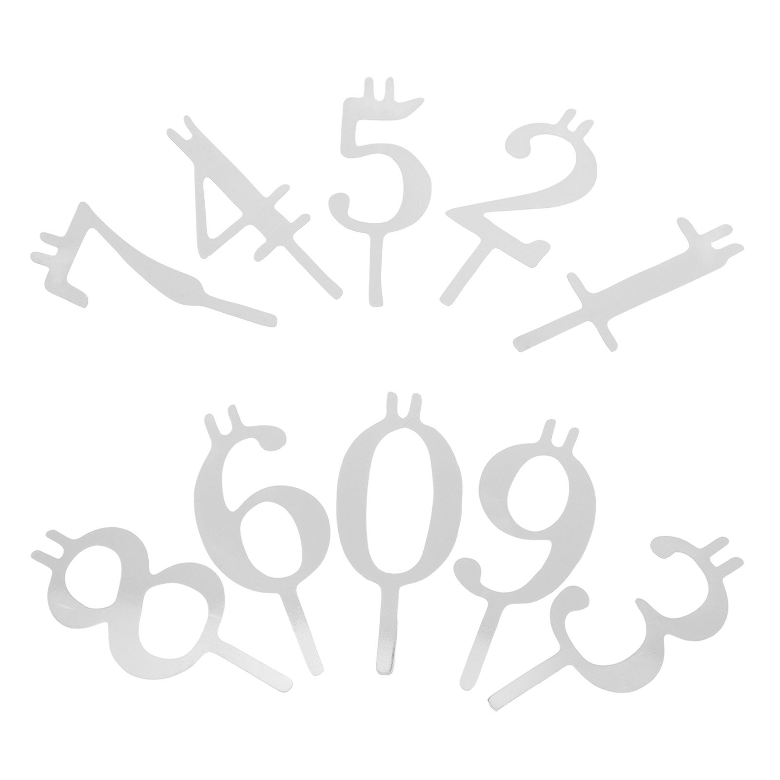 10Pcs Number Birthday Holder S - Wedding Cake Supply のレビューと価格