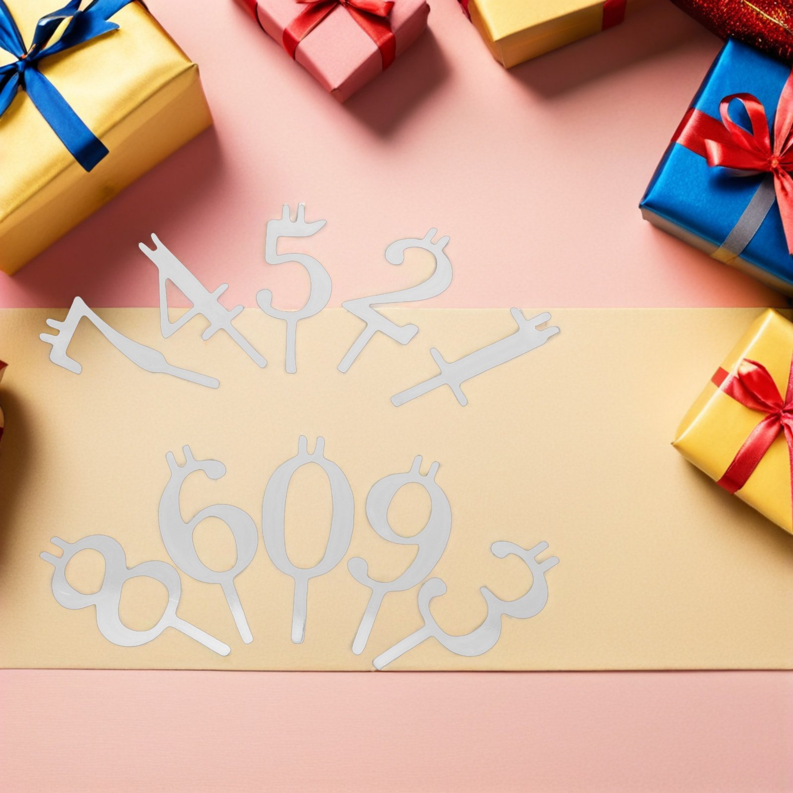 10Pcs Number Birthday Holder S - Wedding Cake Supply のレビューと価格