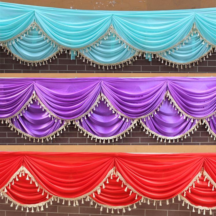 3/6M Faux Silk Swag Drape For  - Wedding Supply Wholesale のレビューと価格