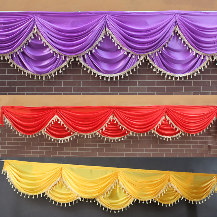 3/6M Faux Silk Swag Drape For  - Wedding Supply Wholesale のレビューと価格