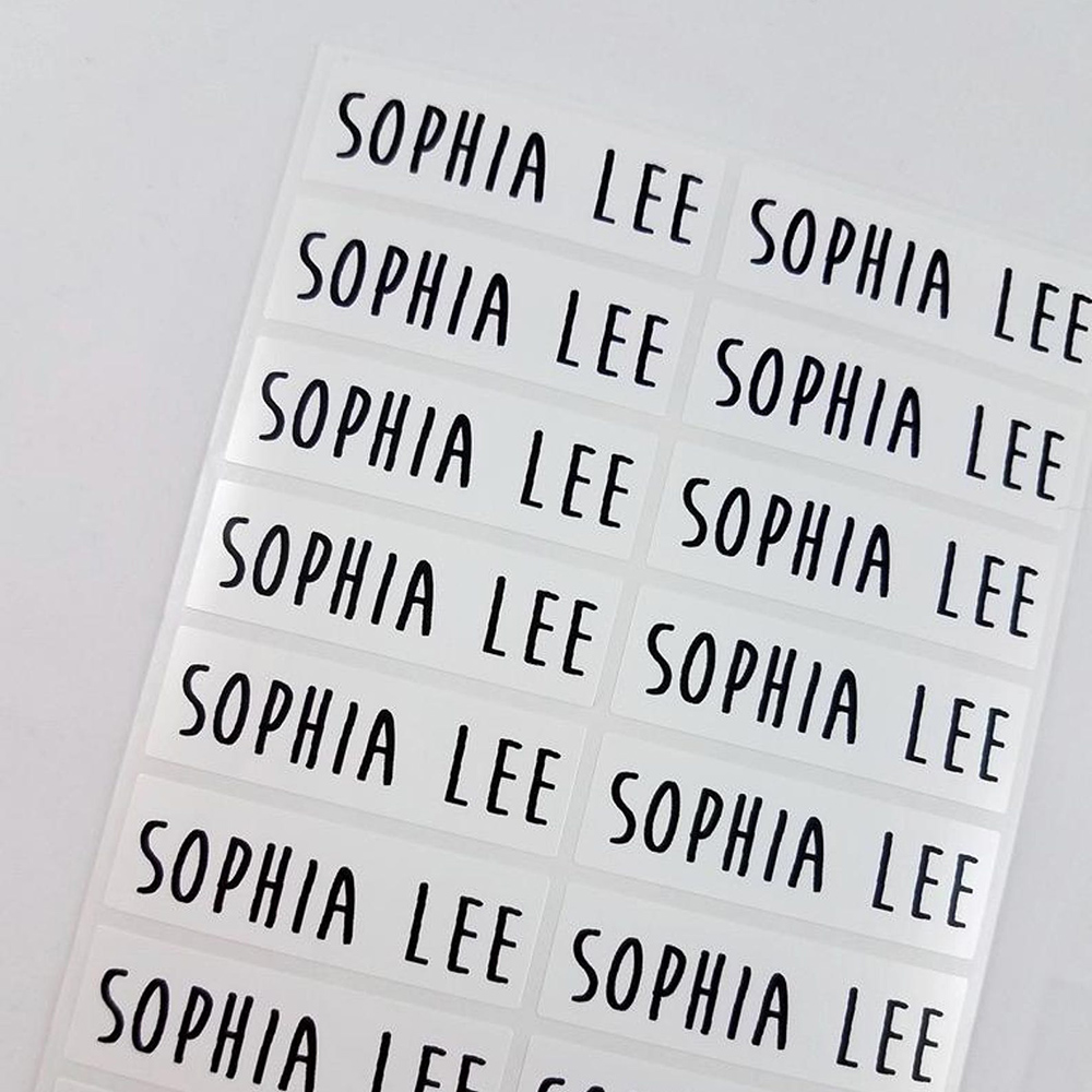 Custom 50pcs White Name Sticke - Wedding Water Supply のレビューと価格