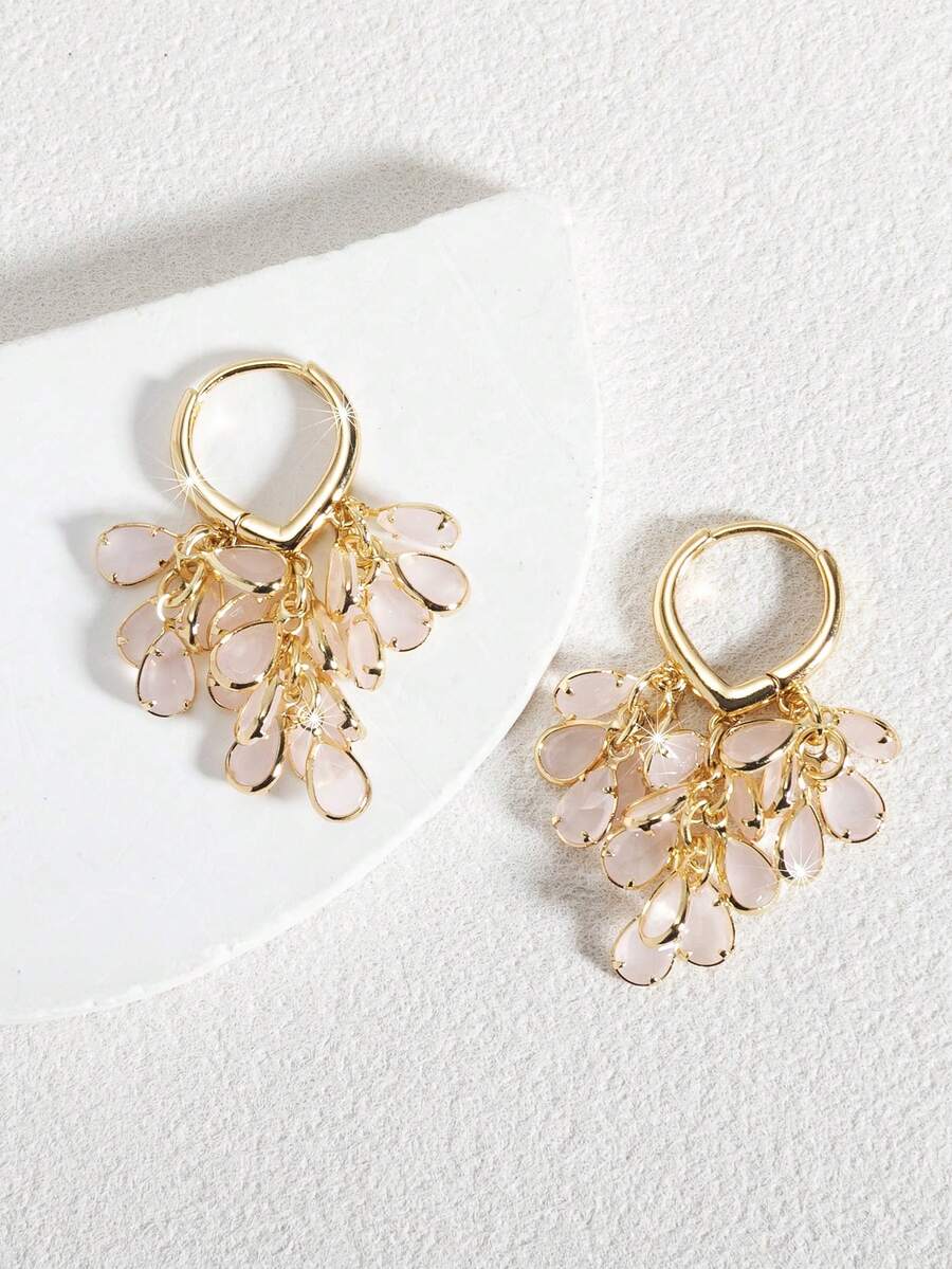 Gold-Plated Hoop Earrings With - Wedding Package Gold のレビューと価格