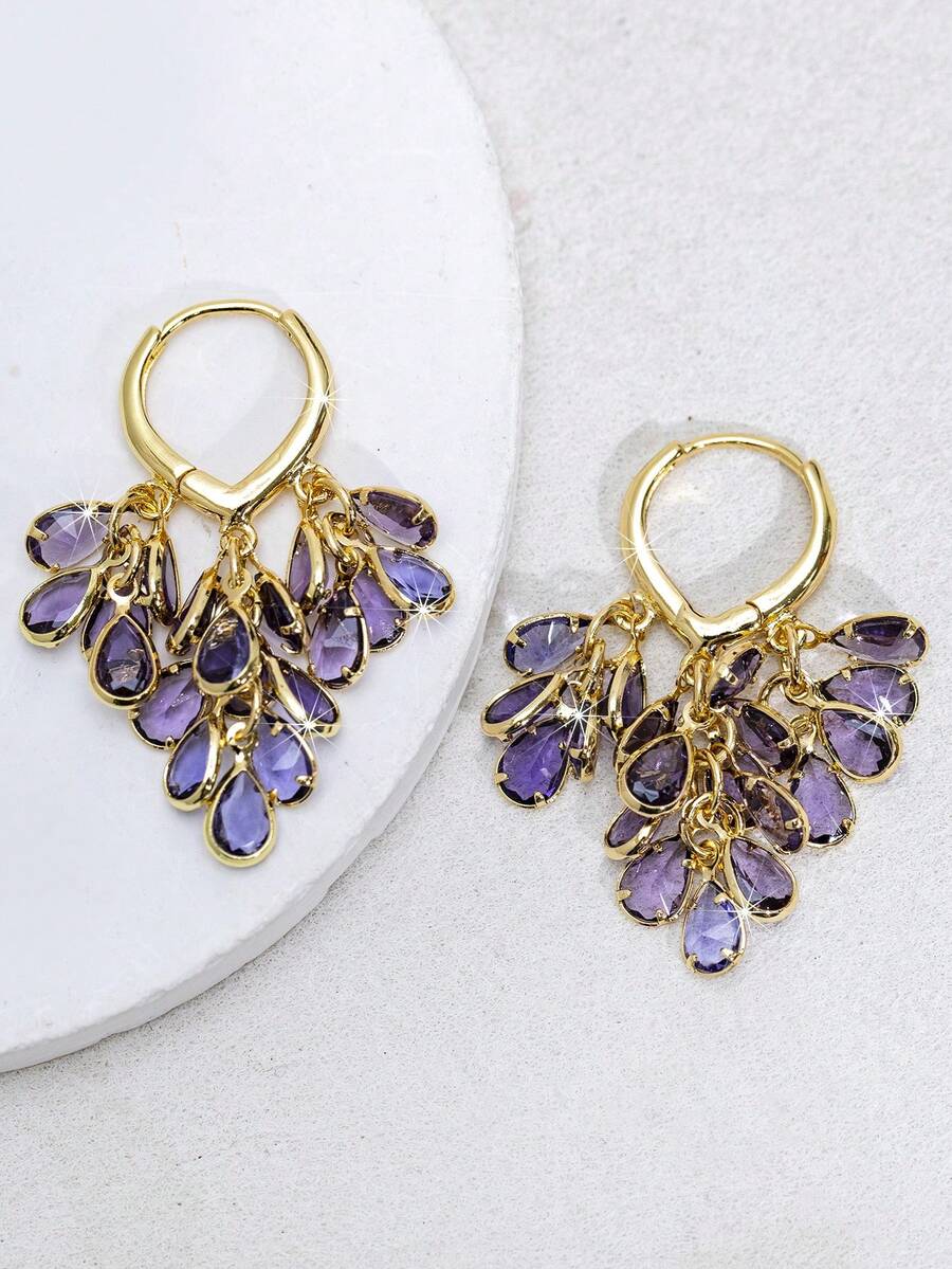 Gold-Plated Hoop Earrings With - Wedding Package Gold のレビューと価格