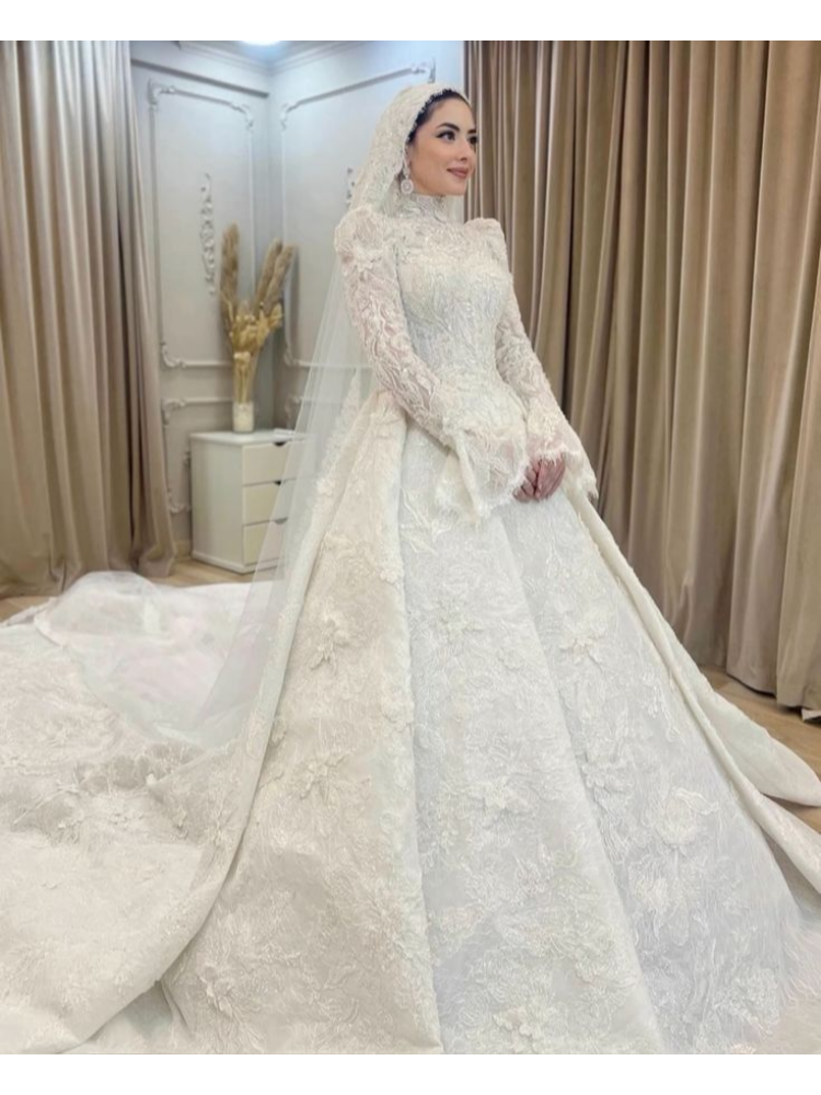 Customized 2026 White Muslim S - Wedding Dress Supply のレビューと価格