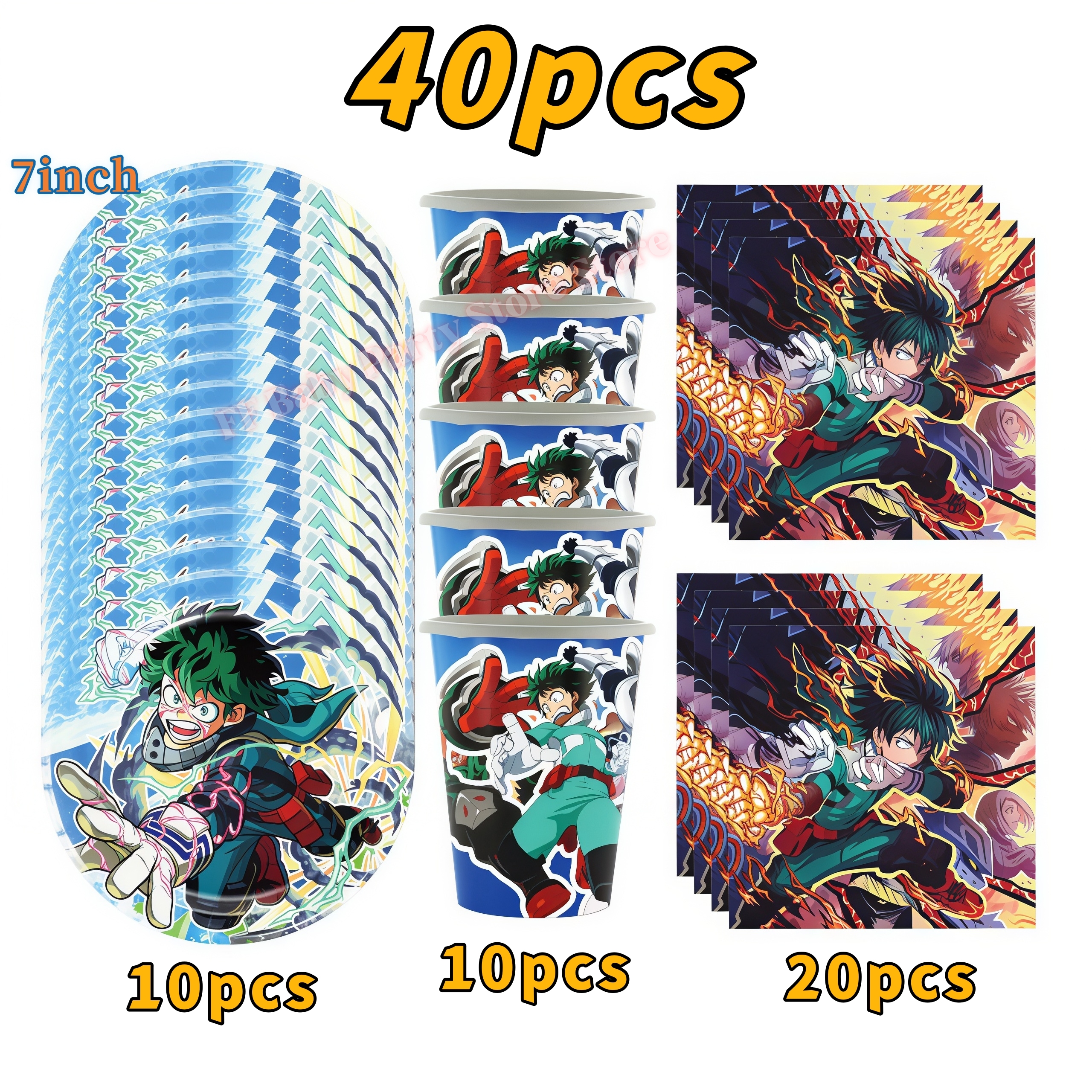 My Heroed Academia Birthday Pa - Confetti Balloon Set のレビューと価格