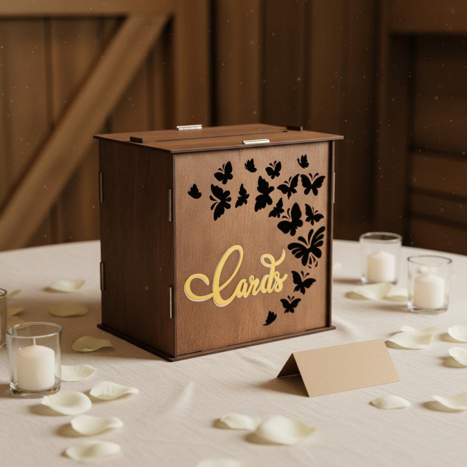 Wedding Card Box Cards Slot Wo - Wedding Card Box のレビューと価格