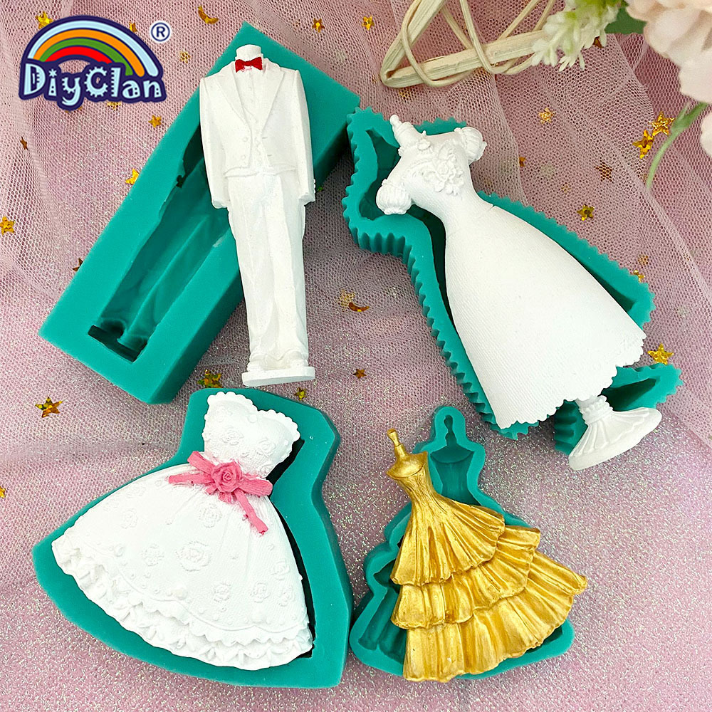 Marry Decoration Silicone Mold - Wedding Dress Supply のレビューと価格