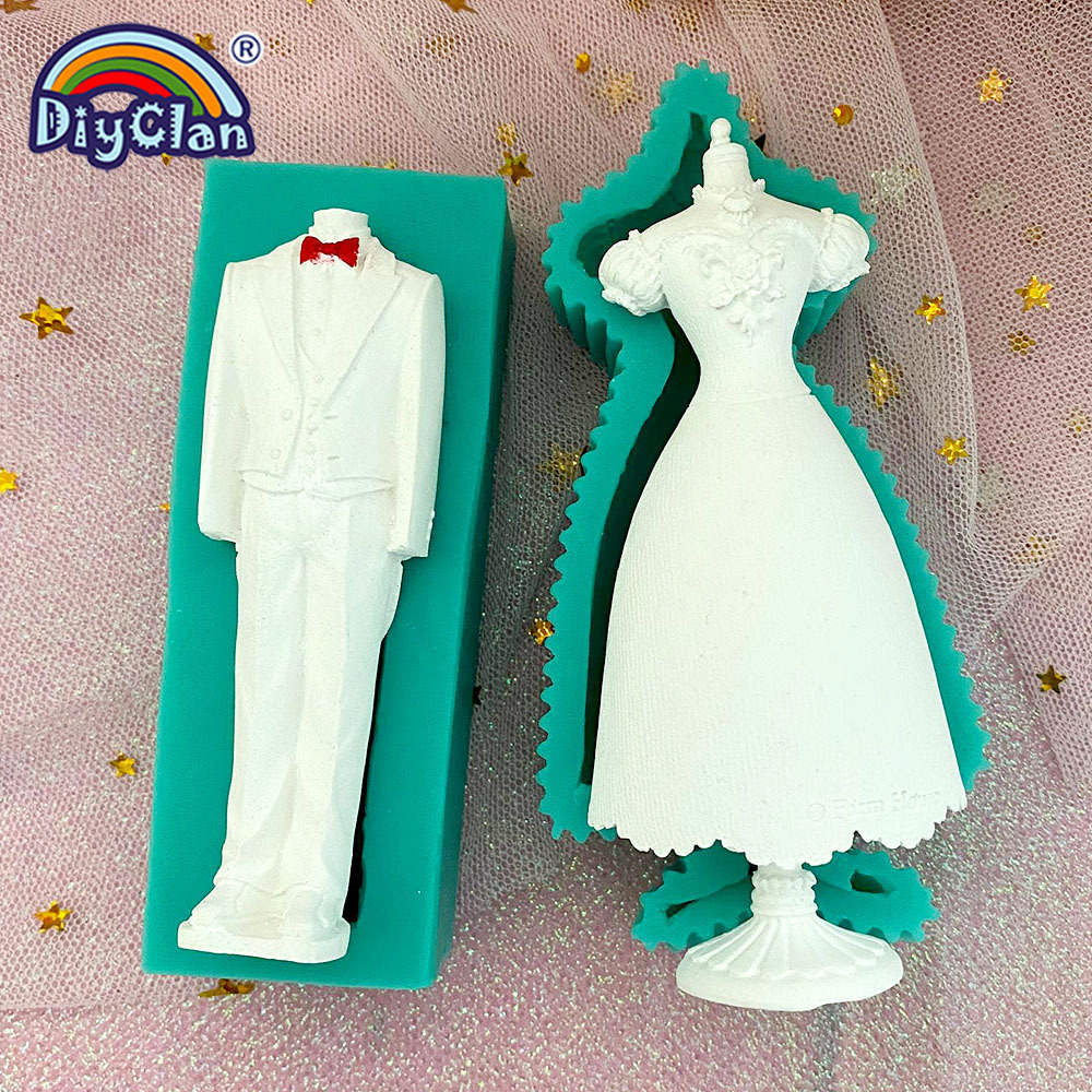 Marry Decoration Silicone Mold - Wedding Dress Supply のレビューと価格