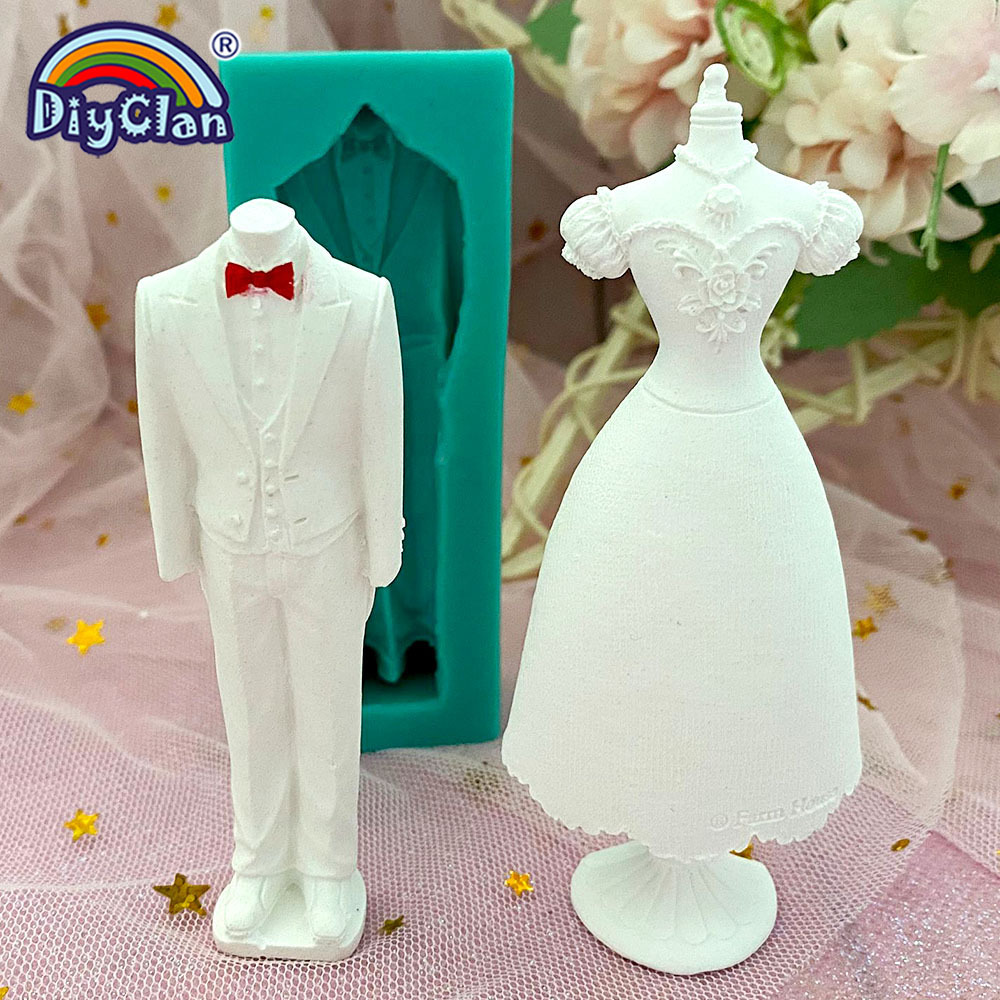 Marry Decoration Silicone Mold - Wedding Dress Supply のレビューと価格
