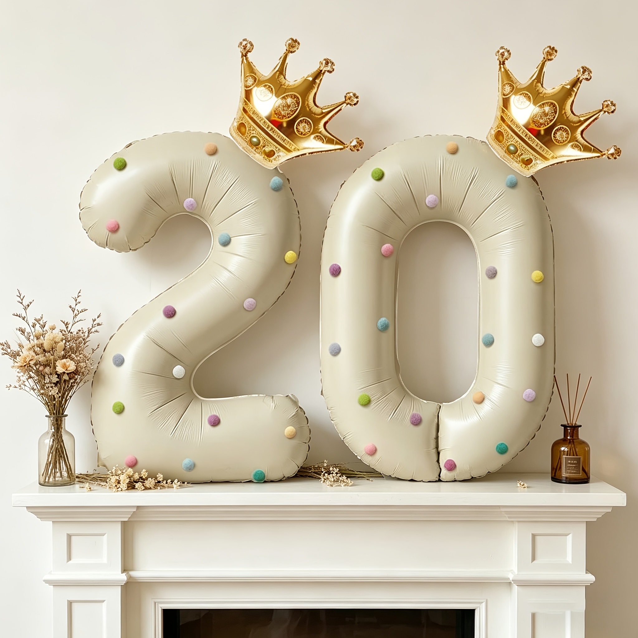 Large 40inch Cream-Colored Num - Supply Wedding Venue のレビューと価格