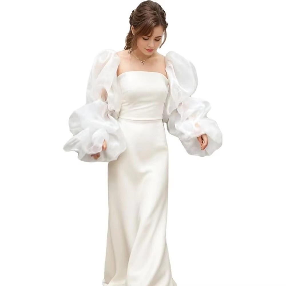 Elegant Puffy Wedding Arm Slee - Wedding Dress Supply のレビューと価格