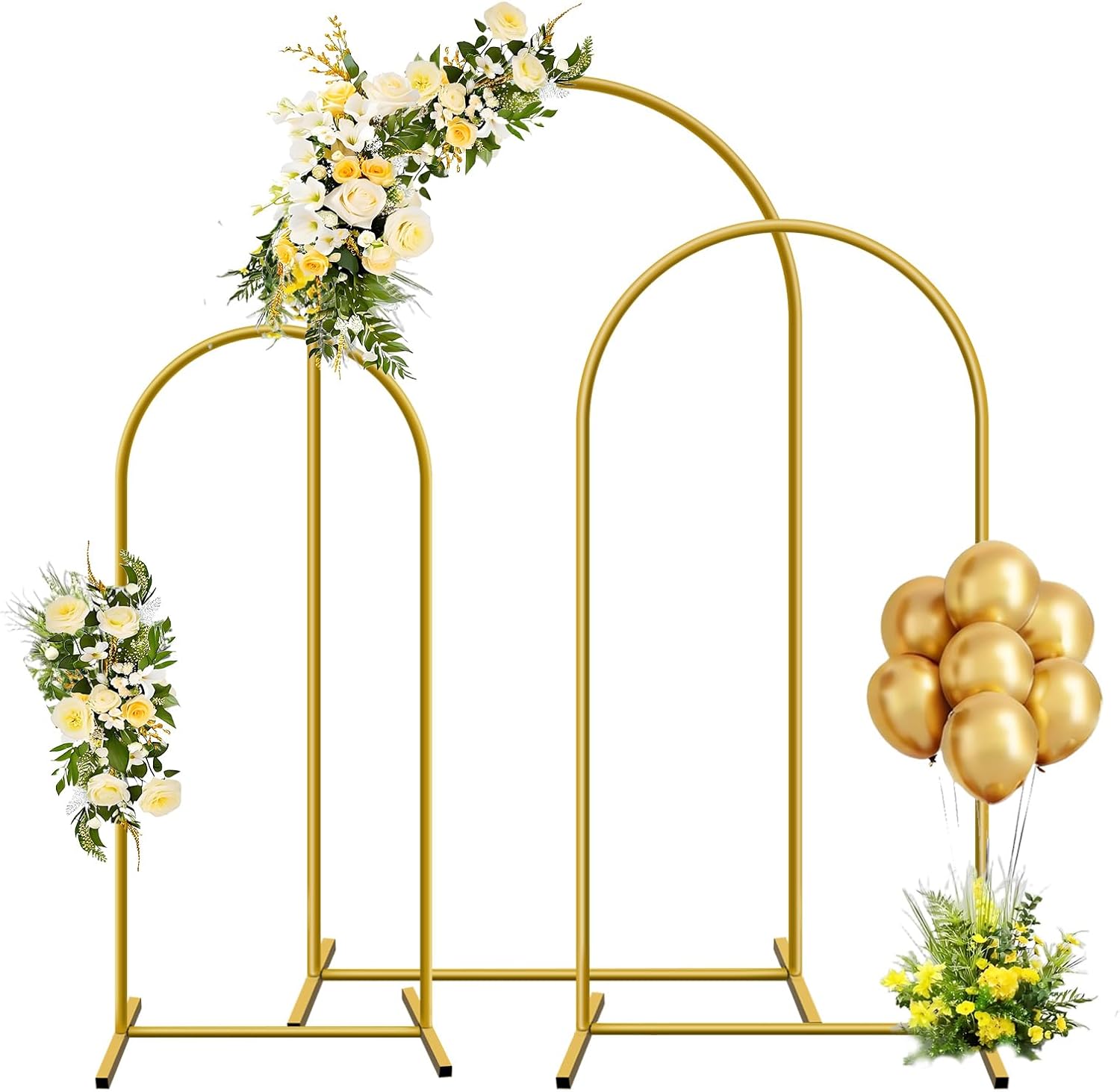 1pc Gold Metal Arch Backdrop S - Confetti Balloon Set のレビューと価格