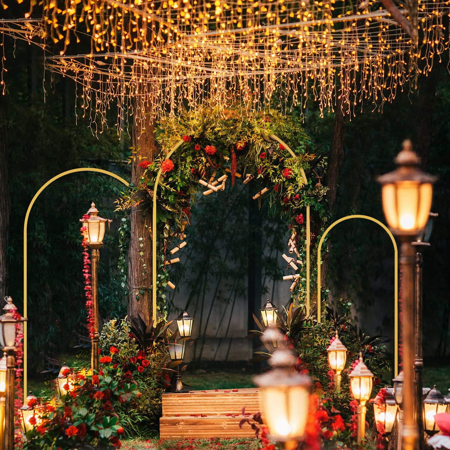 1pc Gold Metal Arch Backdrop S - Confetti Balloon Set のレビューと価格