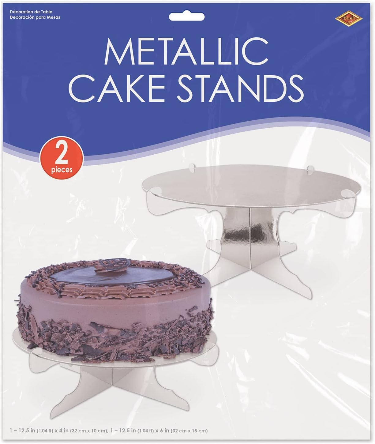 Metallic Cake Stands for Weddi - Wedding Cake Supply のレビューと価格