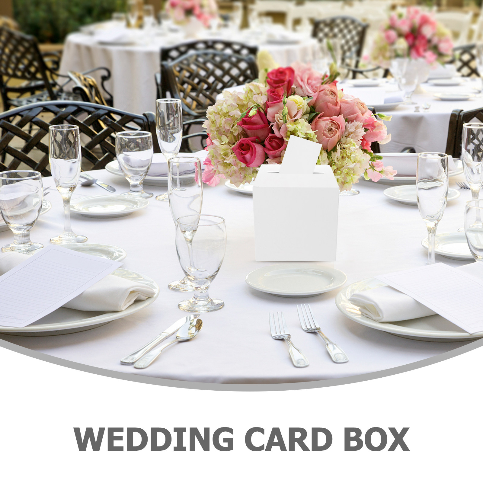 1Set Wedding Card Box White Pa - Wedding Card Box のレビューと価格