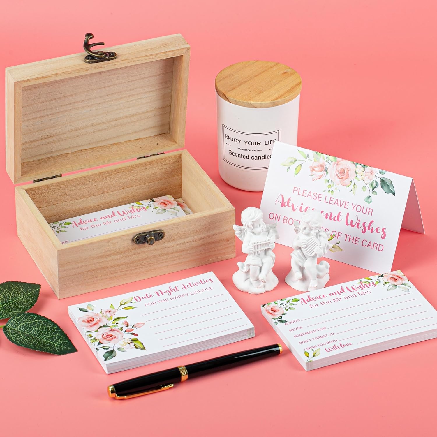 72 Pcs Wedding Advice and Wish - Wedding Card Box のレビューと価格