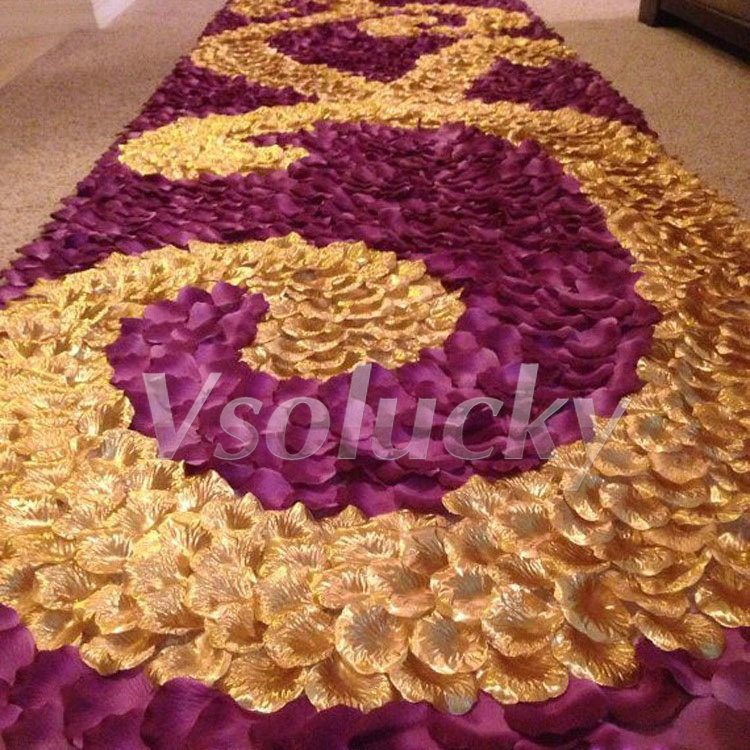 100pcs Silk Rose Petals Table  - Supply Wedding Venue のレビューと価格