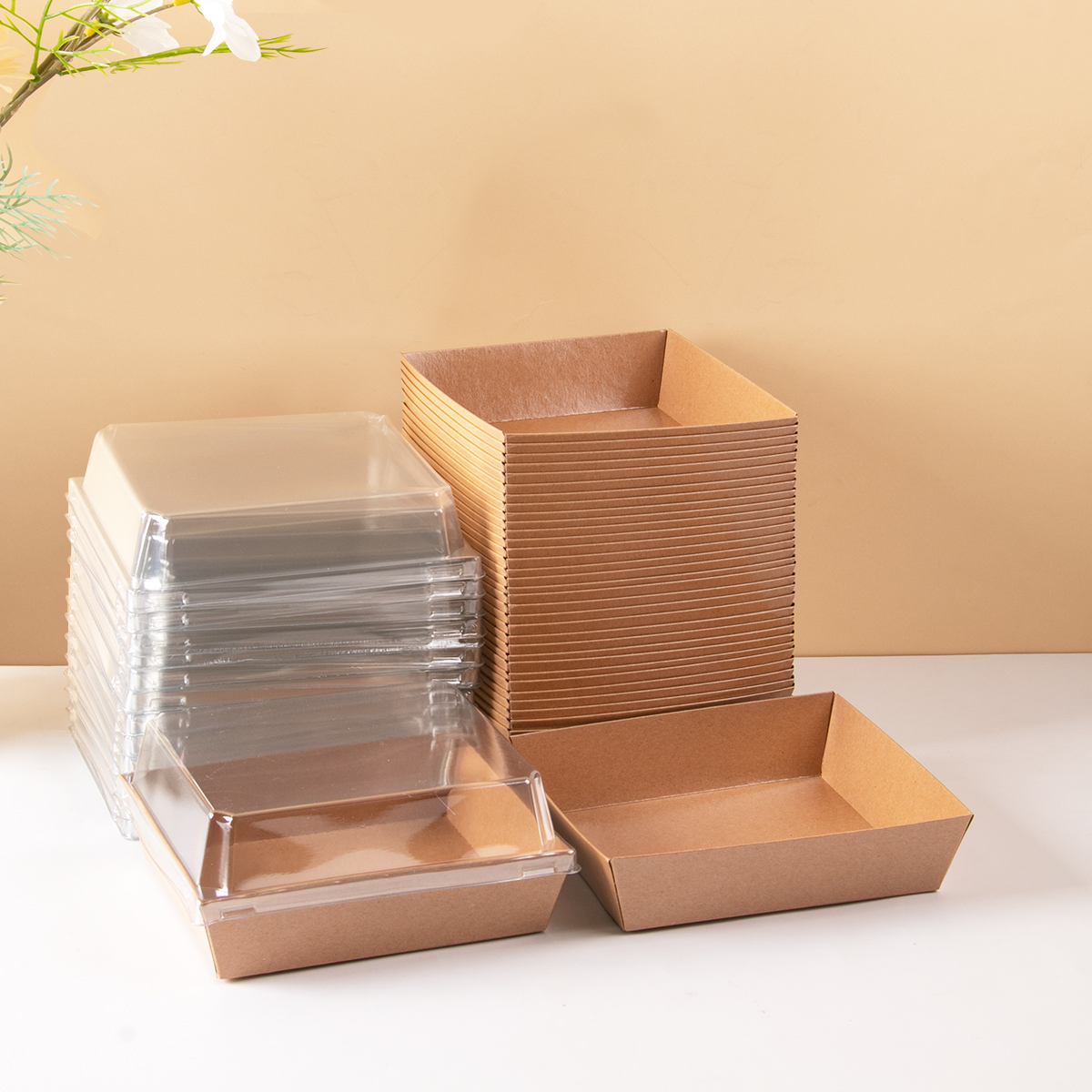 10pcs Kraft Paper Cake Dessert - Wedding Cake Supply のレビューと価格