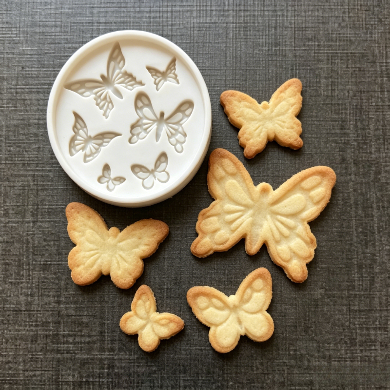 Butterfly Pattern Silicone Mol - Wedding Cake Supply のレビューと価格