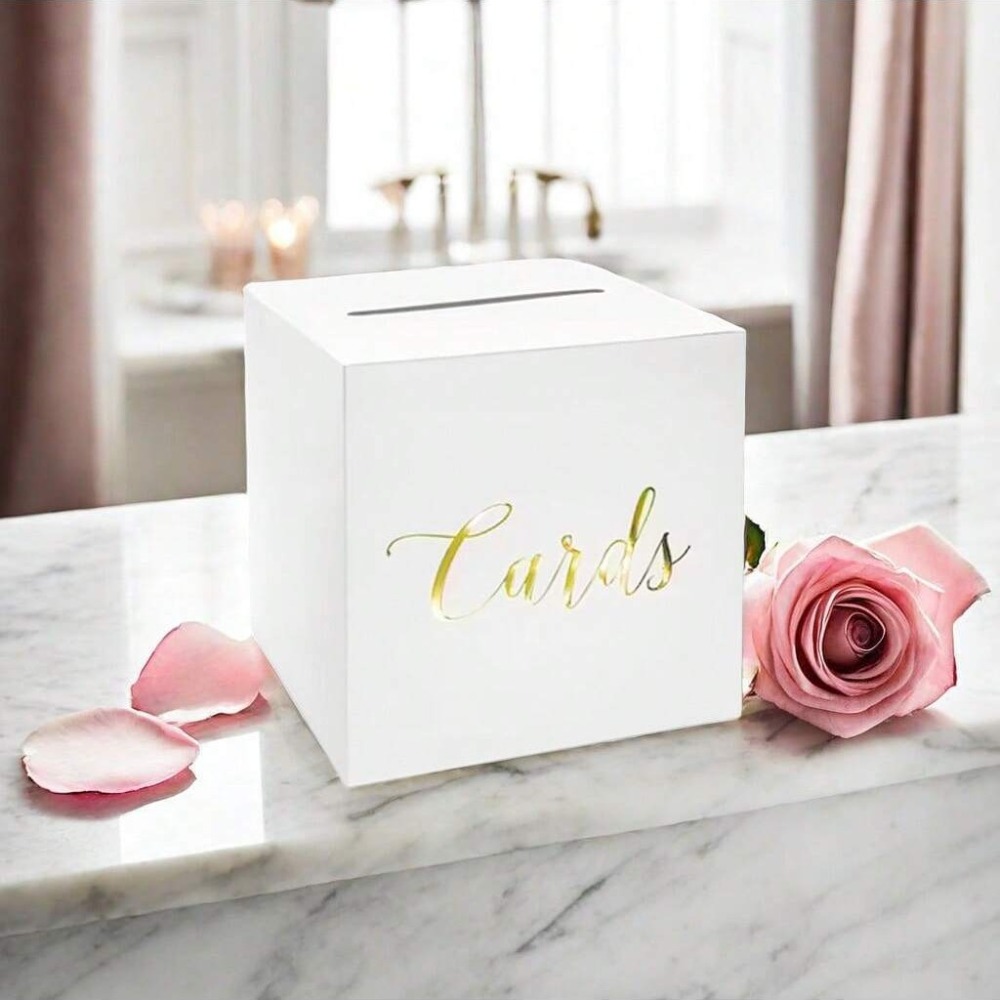 Creative White Black Wedding C - Wedding Card Box のレビューと価格
