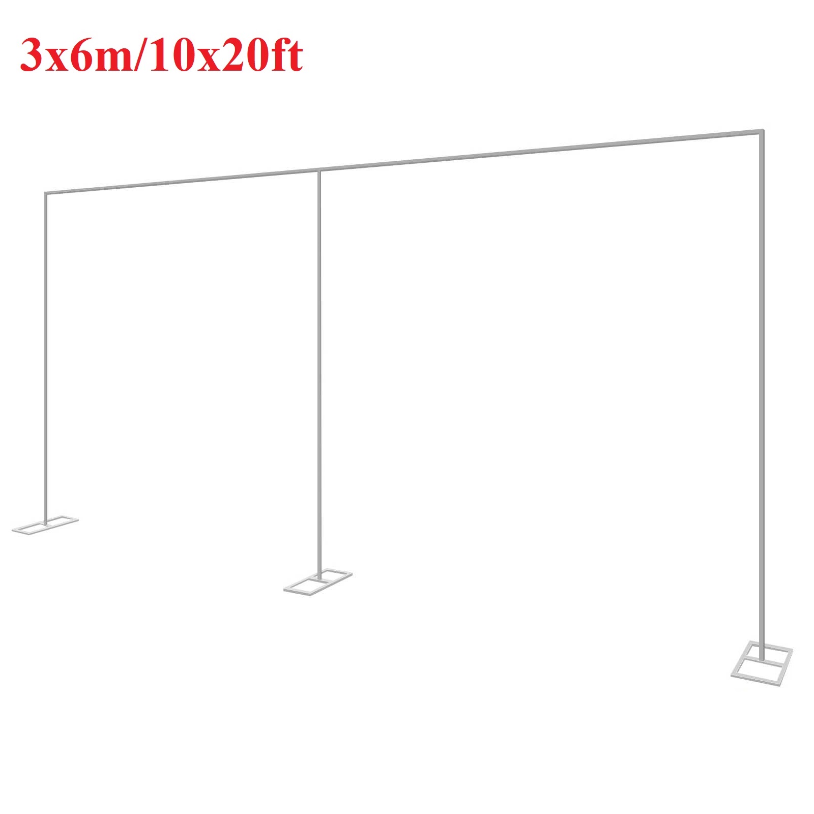 3x6m/10x20ft Metal Wedding Arc - Confetti Balloon Set のレビューと価格