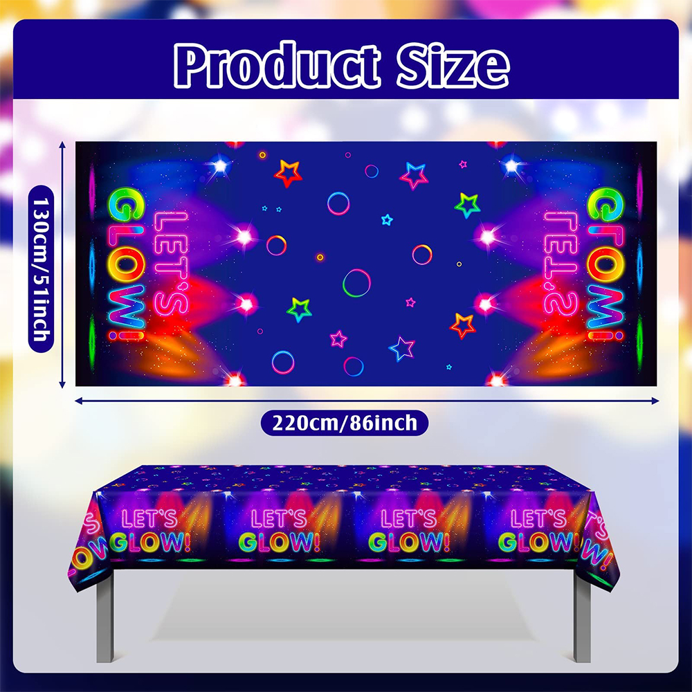 Glow Party Tablecloth Napkins  - Confetti Balloon Set のレビューと価格