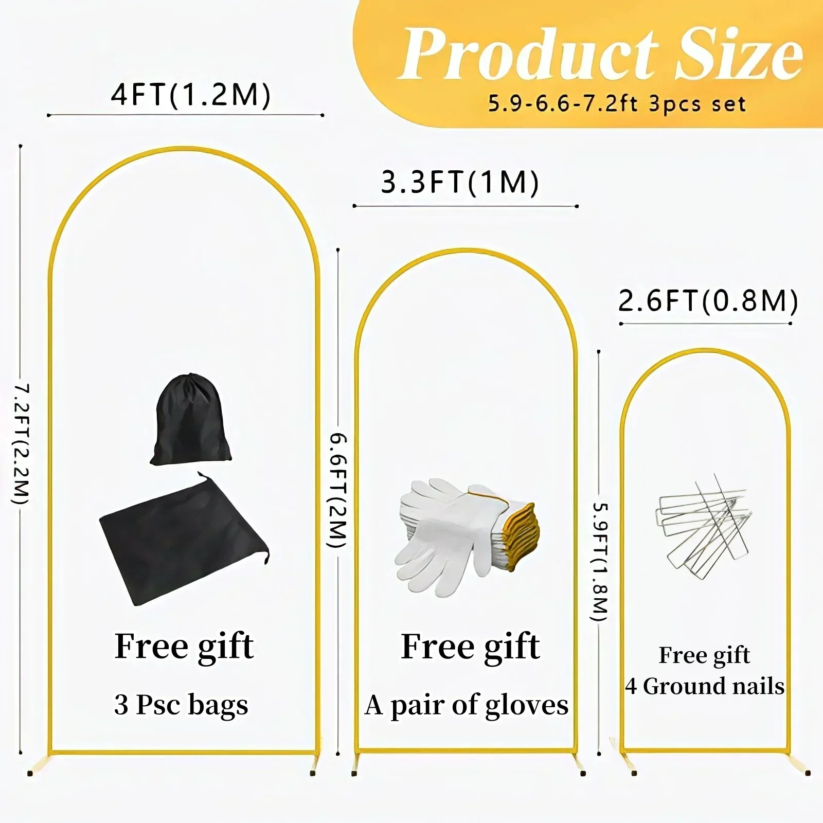 EU Warehouse Gold Metal Balloo - Confetti Balloon Set のレビューと価格