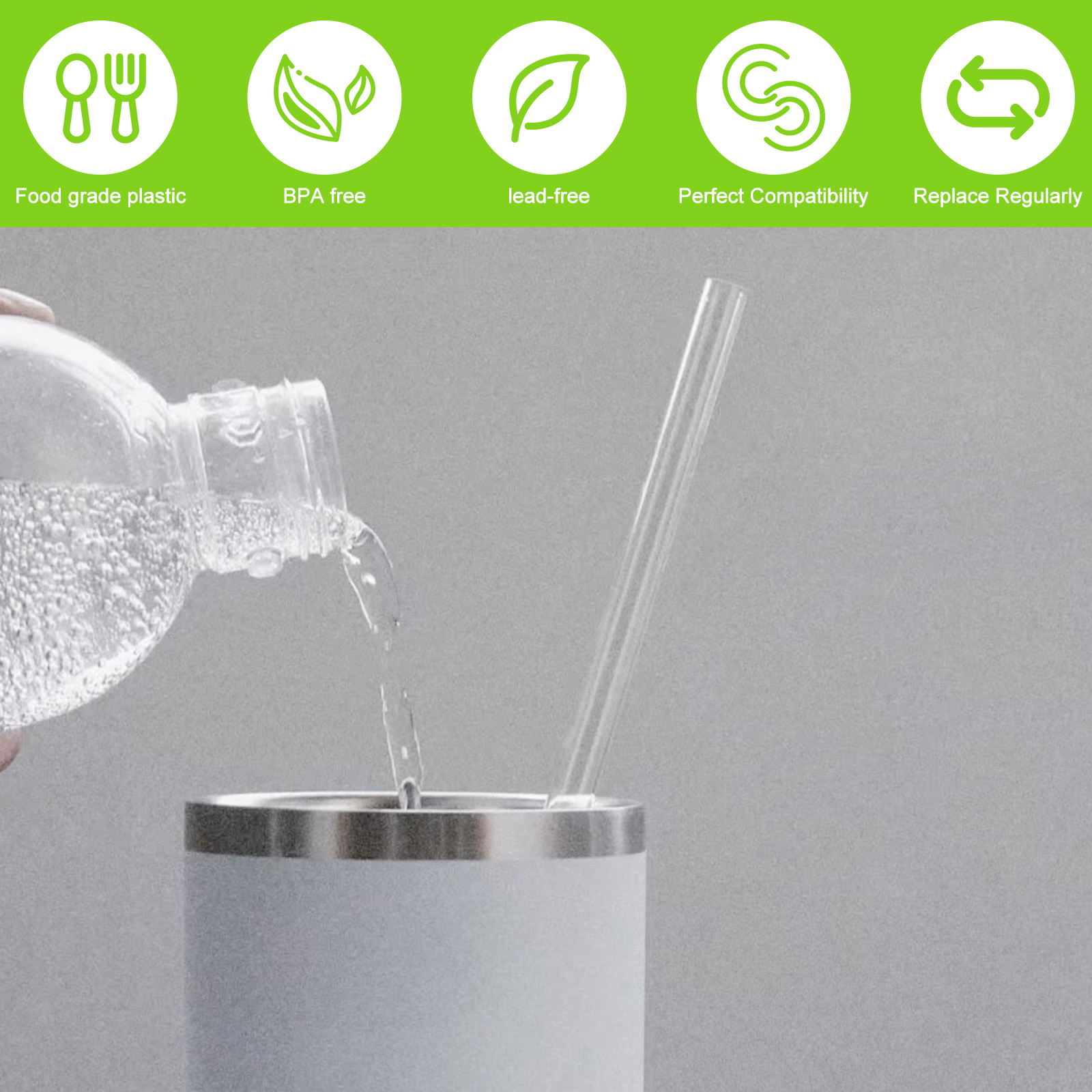 Drinking Straws Smoothie Drink - Wedding Water Supply のレビューと価格