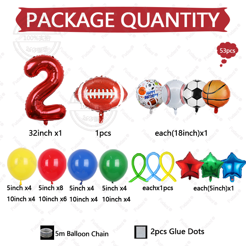 53Pcs Sports Theme 1-9th Birth - Supply Wedding Venue のレビューと価格