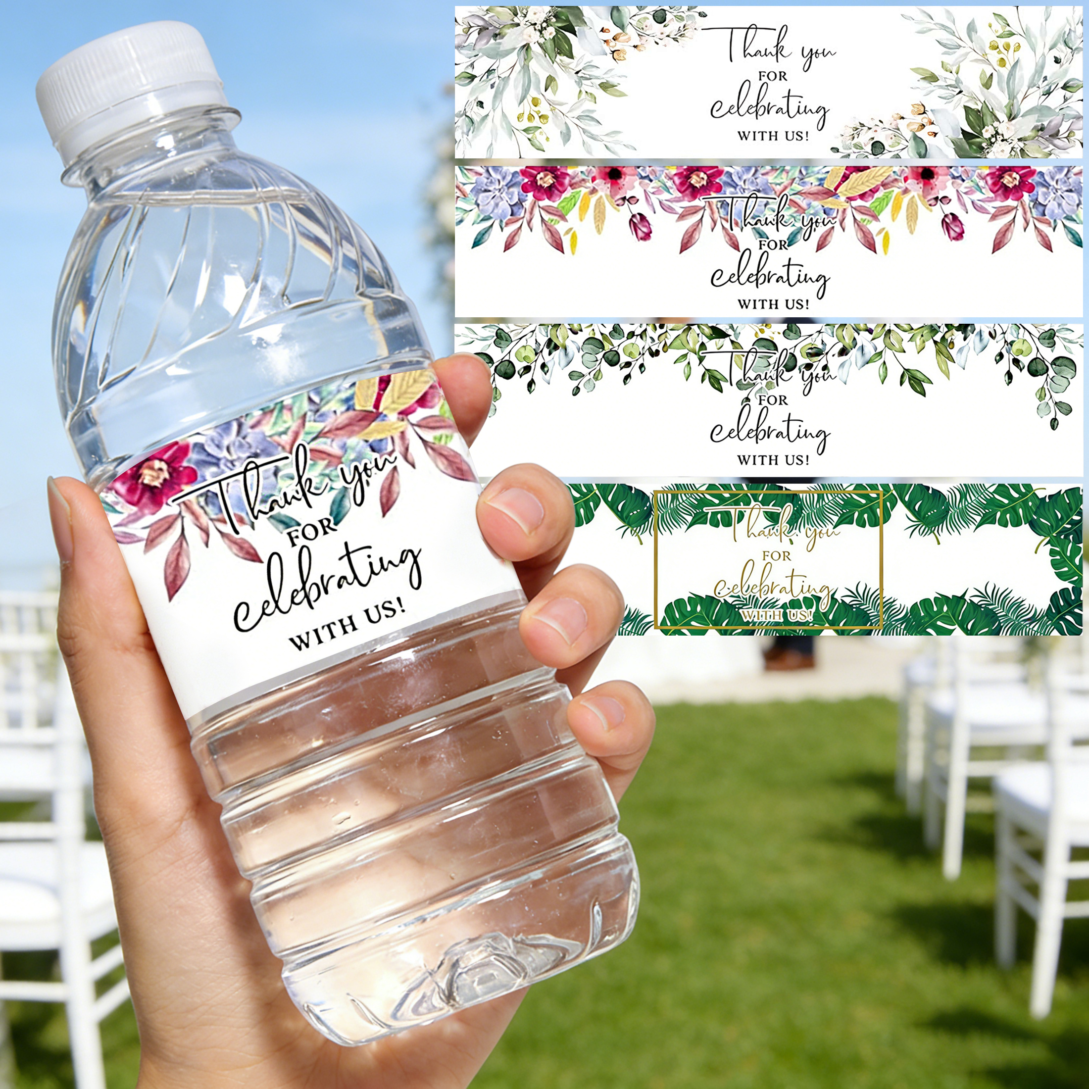 10pcs Water Bottle Labels Stic - Wedding Water Supply のレビューと価格