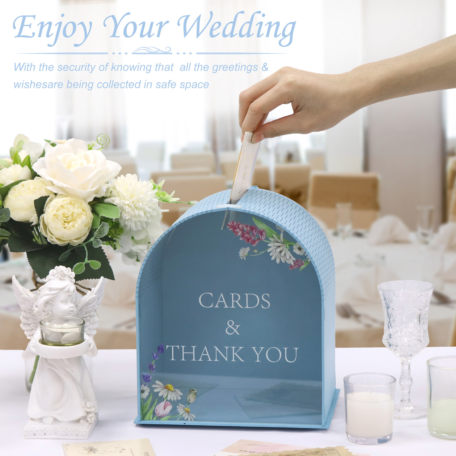 Wooden Wedding Card Box for Re - Wedding Card Box のレビューと価格
