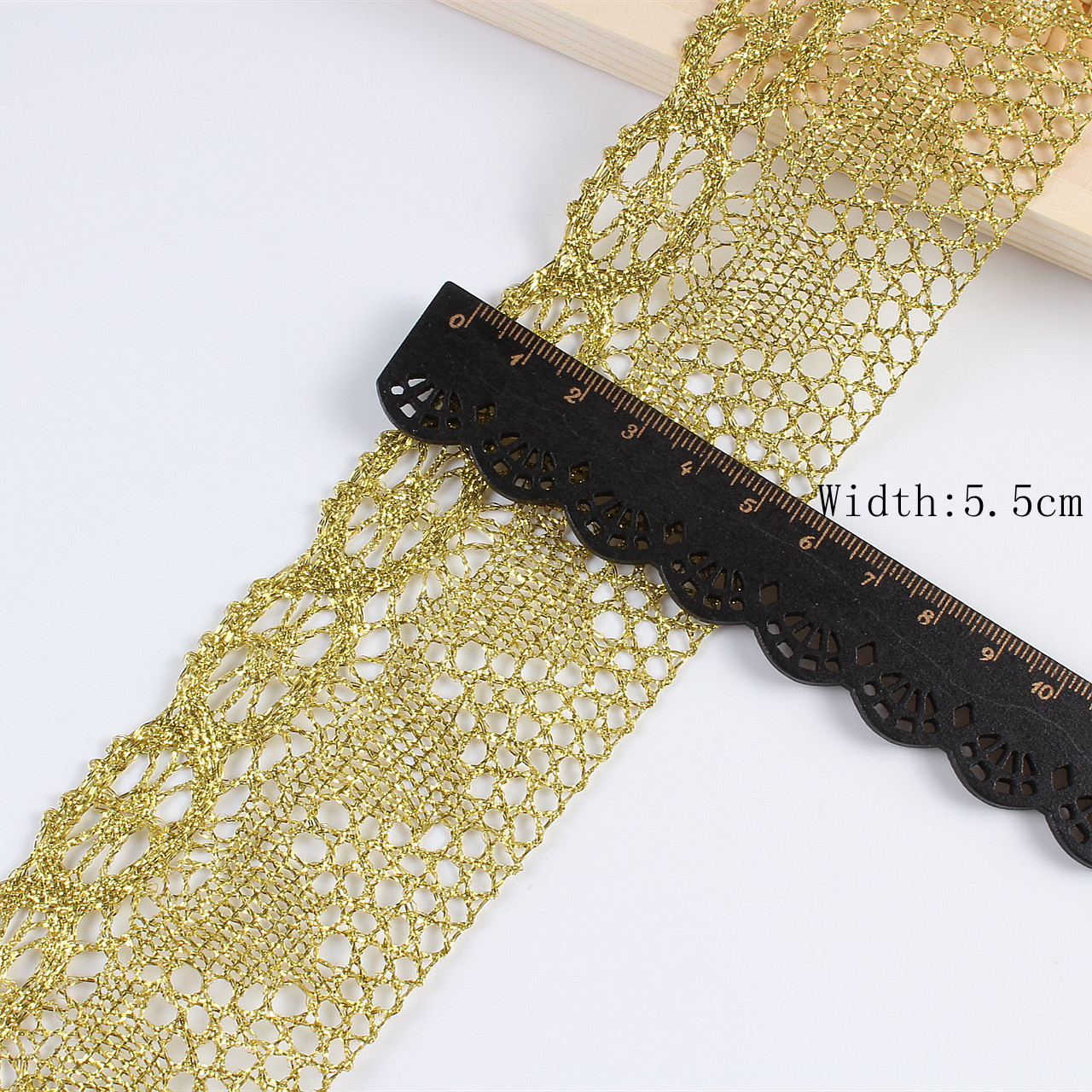 5cm wide, 10yards Gold Thread  - Supplier Wedding のレビューと価格