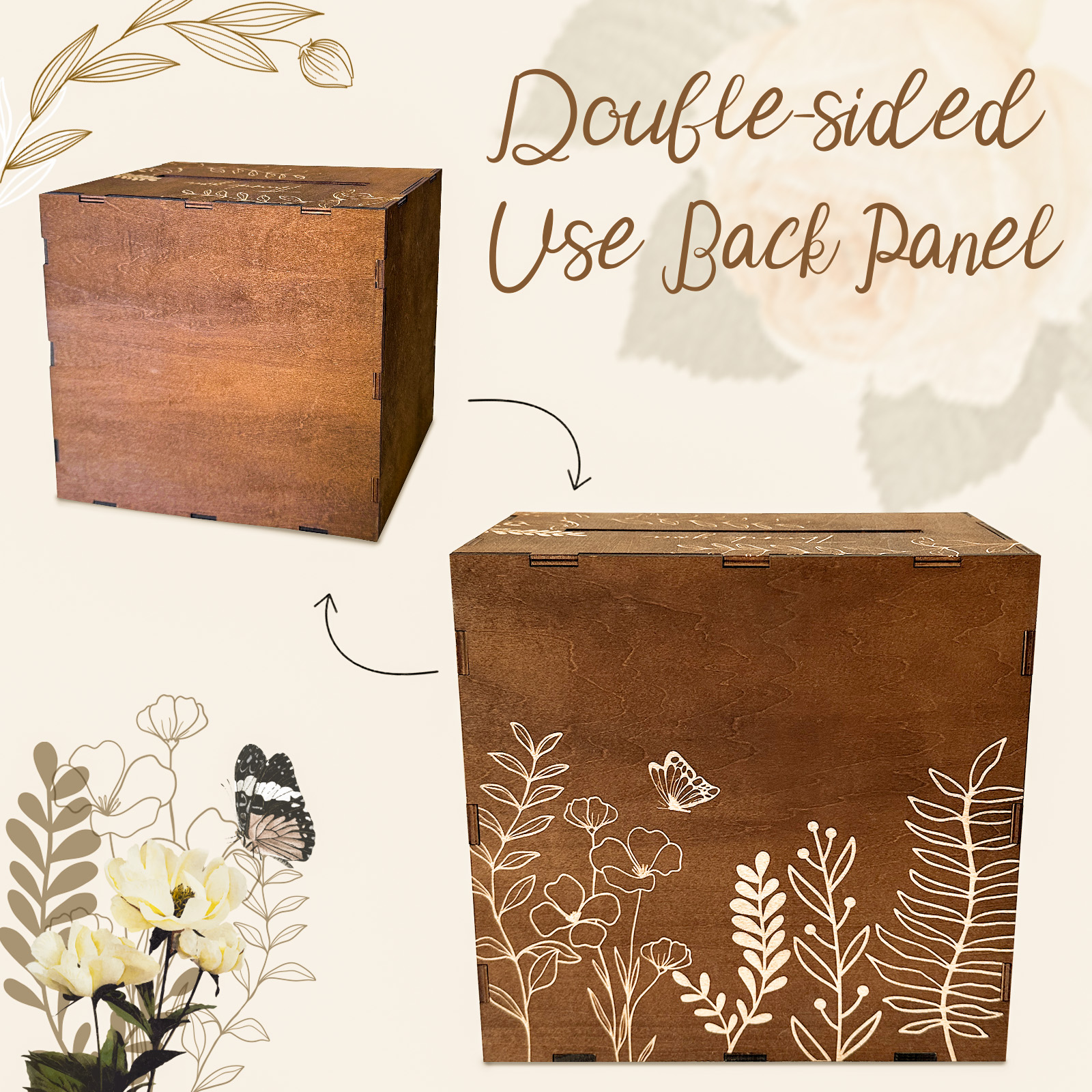 OurWarm Heart Window Card Box, - Wedding Card Box のレビューと価格
